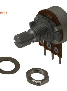 P160KN-0QC15C100K |原装全新POT 100K OHM 1/10W PLASTIC R-LOG