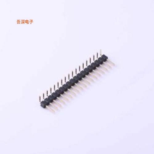 X6511WR-18H-C60D30R2 |高镀金 抗氧化排针弯插,P=2.54mm