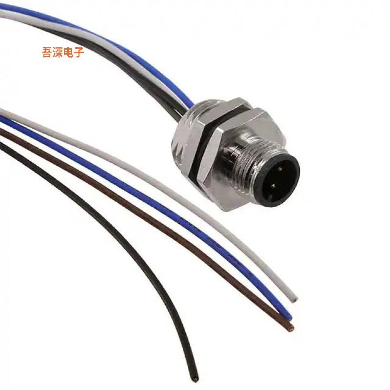 MPM12A04I12DF01 |插座CIRC CBL 4POS RCPT TO WIRE 1'