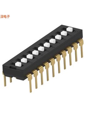 ADEN10TTU04 |SPSTSWITCH SLIDE DIP SPST 0.025A 24V