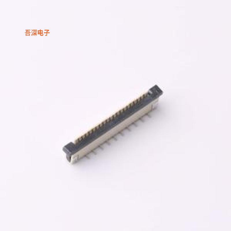 LL10554-20 |K型立式反脚位(有焊片)FFC/FPCSMD,P=1mm