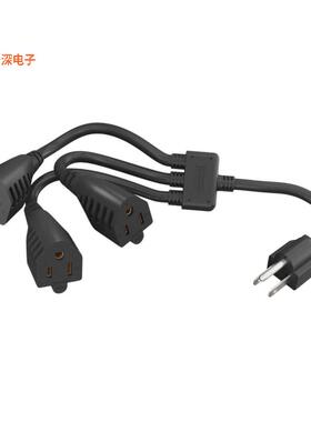 AC-145PR3Y-18 |原装全新PWR Y-CBL NEMA5-15P/5-15R x3 18