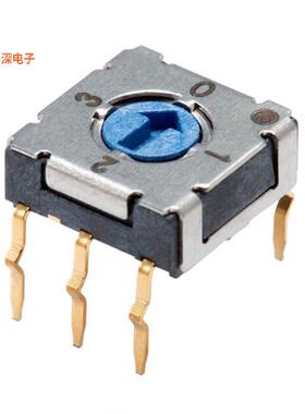 RDS-4S-7229-A-CR |BCDSWITCH ROTARY DIP BCD 0.1A 50V