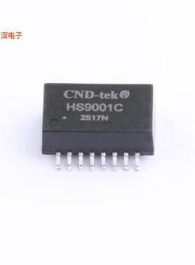 HS9001C T |原装SMD-16P,12.7x7mm网口变压器