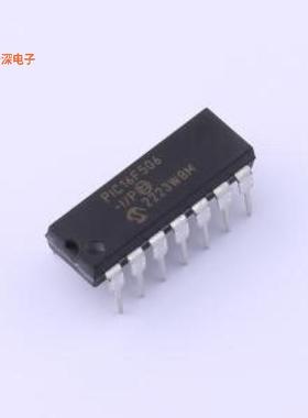PIC16F506-I/P |原装PDIP-14IC MCU 8BIT 1.5KB FLASH 14DIP