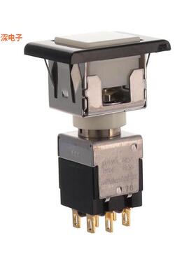 EB2061G-B-J21A |原装全新SWITCH PUSHBUTTON DPDT 0.4VA 28V