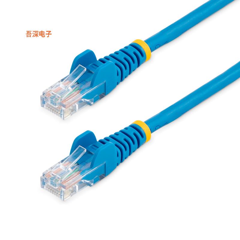 RJ45PATCH4 |圆形线缆4FT SNAGLESS CAT5E PATCH CABLE