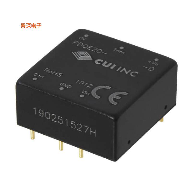 PDQE20-Q48-D12-D |隔离模块DC DC CONVERTER +/-12V 20W