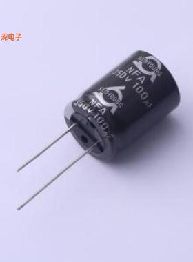 NFA350V100M18*25LO |原装插件,D18xL25mm直插铝电解