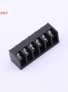 DBT50-6.35-6P-BK-P|原装插件,P=6.35mm栅栏式接