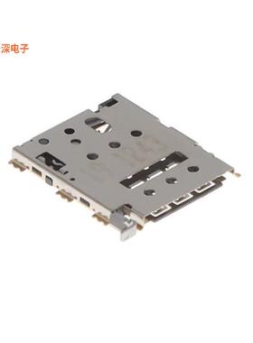NSCC-C-06-G-SMT-SW-T/R|原装全新CONN NANO SIM CARD R/A SM
