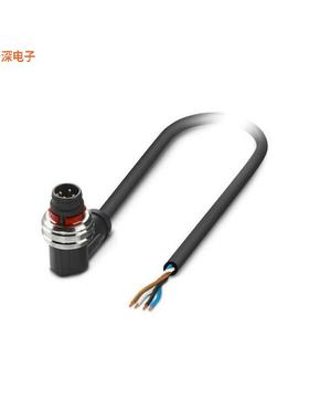 1392755 |插座，直角CBL 4POS RCPT RA TO WIRE 9.84'