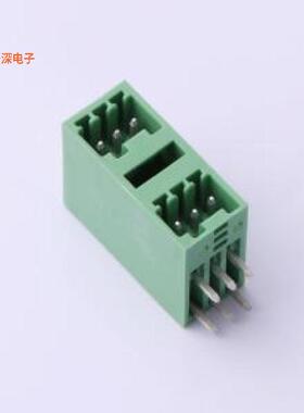 DB2ERH-2.5-2*3P-GN |原装弯插,P=2.5mm插拔式接线