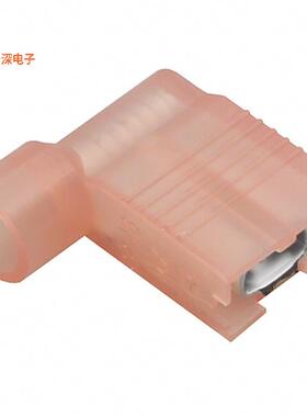 0190070010 |成角度 - 90°，旗形CONN QC RCPT 18-22AWG 0.187