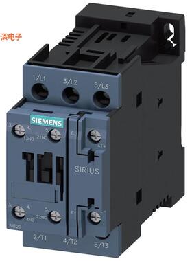 3RT20231BB40|原装全新CONTACTOR S0 9A 24VDC 1NO/1NC S