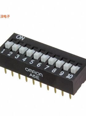 A6E-0104-N |SPSTSWITCH SLIDE DIP SPST 0.025A 24V