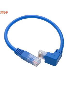 N204-001-BL-DN |圆形线缆CABLE MOD 8P8C PLUG TO PLUG 1'
