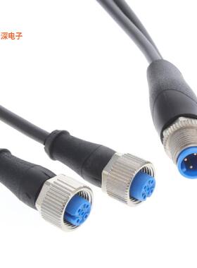 2273107-2|插座（2）CBL 3POS RCPT(2) TO PLUG 1.97