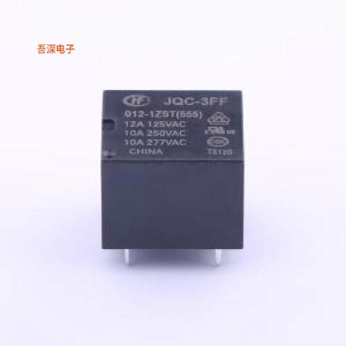 JQC-3FF/012-1ZST（555） |原装插件,19x15.5mm功率