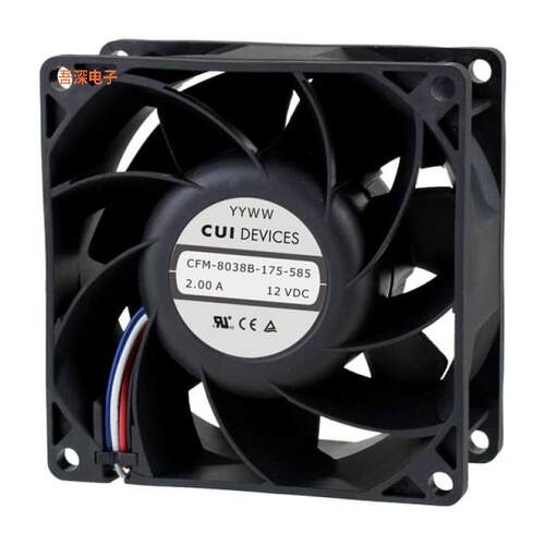 CFM-8038B-140-449 |原装全新FAN AXIAL 80X37.6MM 12VDC WIRE