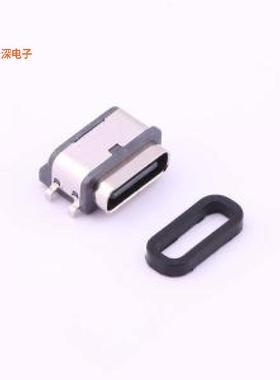 TYPEC-240-ARP6G4X8 |IPX7防水6PIN 沉板0.8USBSMD