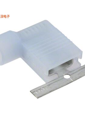 0190070028 |成角度 - 90°，旗形CONN QC RCPT 14-16AWG 0.250