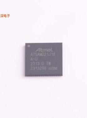 ATSAMD21J18A-MUT 原装|正品QFN-64-EP(9x9)