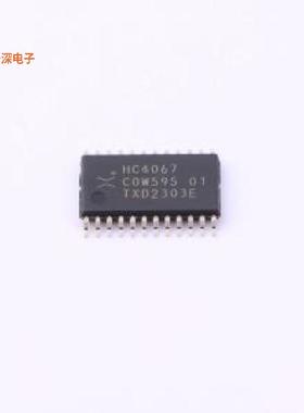 74HC4067PW-Q100J |原装TSSOP-24IC MUX 16:1 120OHM 24TSSOP