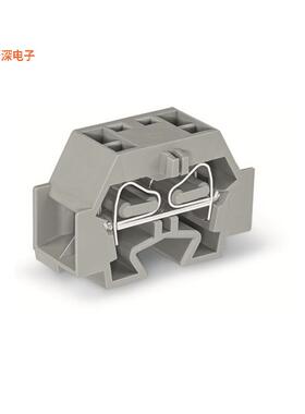 262-341 |中等TERM BLK 4POS GRAY