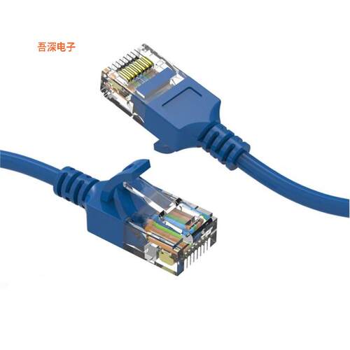 CM-100264BLBSTK |原装全新20Ft Cat6A UTP Slim Ethernet Net
