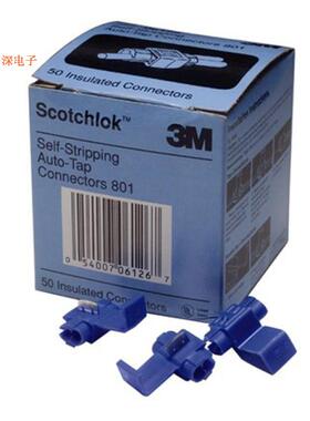 801-BULK|原装全新CONNINLINETAP 14-18AWGIDC 1=1P