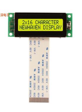 NHD-02161Z-FSY-YBW-C |原装全新LCD MOD 32DIG 16X2 TRA