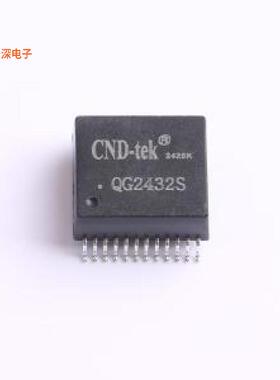 QG2432S |原装SMD-24P,13.5x12.2mm网口变压器
