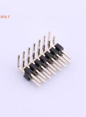 CS-1126WR-2*7(L10.5/14.5)|排针 PBT/黑排针弯插,P=2m