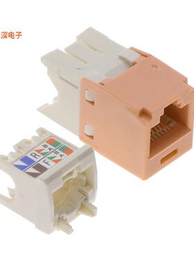 CJ688TGPK |插孔MINI-COM MODULE, CAT 6, UTP, 8 P
