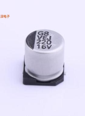 VEJ221M1CTR-1010 |原装SMD,D10xL10mm贴片型铝电解