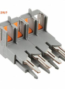 3034484 |端接块JUMPER TERM BLK 4POS FLAT PIN
