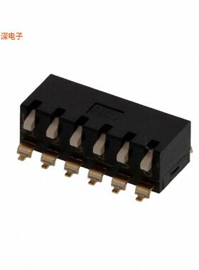 EDSP06SGLFNTU04 |SPSTSWITCH PIANO DIP SPST 0.025A 24V