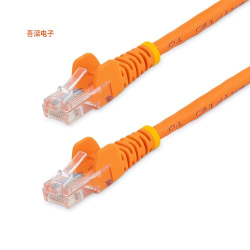 45PATCH6OR |原装全新6FT SNAGLESS CAT5E PATCH CABLE
