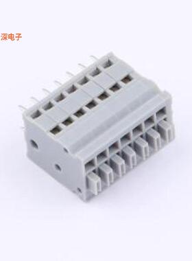 KF141AV-2.5-7P|原装插件,P=2.5mm弹簧式接