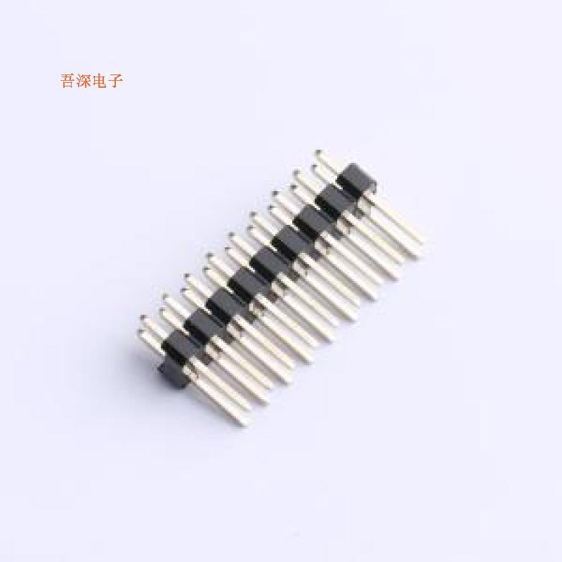 CS-1106-2*9(L11.5) |排针 PBT/黑排针插件,P=2.54mm