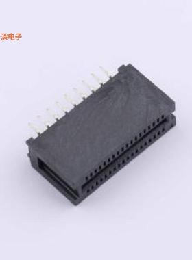 HED36LP03BK |原装插件,P=1.27mm金手指