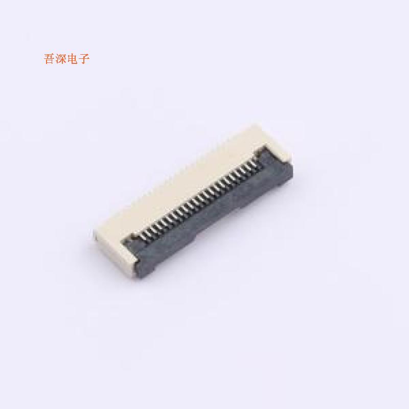 ZX-0.5FPC-FWX-H2-22P |原装SMD,P=0.5mm,卧贴FFC/FPC