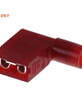 0190060004 |成角度 - 90°，旗形CONN QC RCPT 18-22AWG 0.250