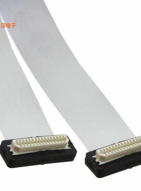 PS2827-BB-0127O |插口至插口，反向FLAT FLEX CABLE