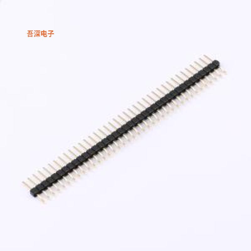 X6511WRS-38H-C60D48 |(X6511)2.54单排单塑排针SMD,P=2.54mm