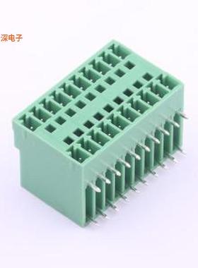 KF2EDGRH-3.5-2*10P |原装弯插,P=3.5mm插拔式接线