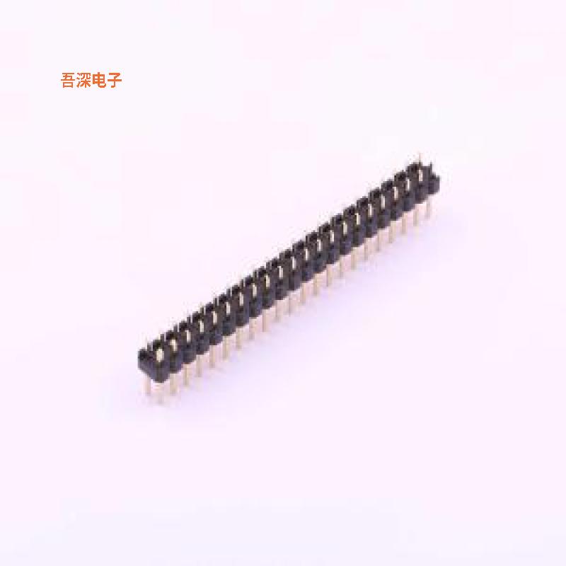 X6521WV-2x22H-C60D30 |高镀金 抗氧化排针插件,P=2.54mm