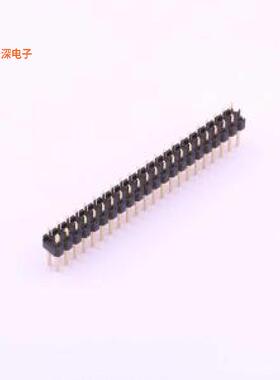 X6521WV-2x22H-C60D30|高镀金 抗氧化排针插件,P=2.54m