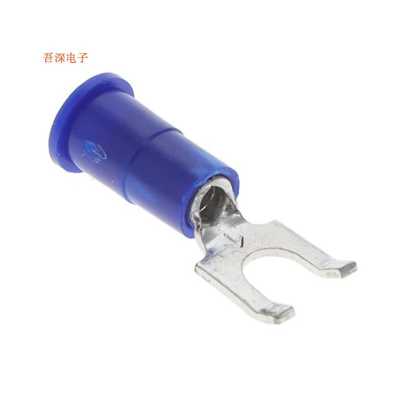 BS-22-8-P |带法兰CONN SPADE TERM 14-16AWG #8 BLU